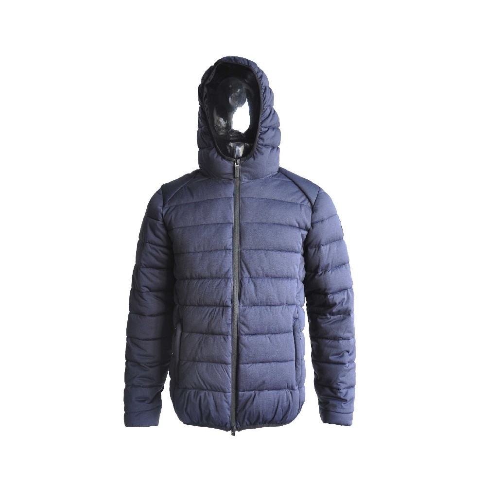 Men's Jersey Fake Down Jacket with hood