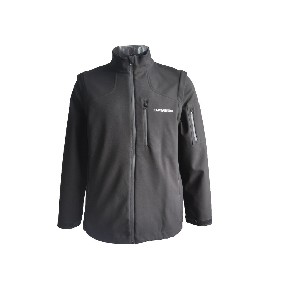 Men's Softshell jacket with detachable sleeves